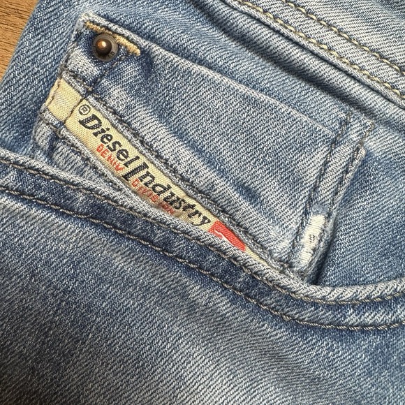 Diesel Jeans Men 28x32 Blue Waykee Straight Leg Stretch Denim Modern Pants R2H48 - Picture 5 of 13